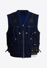 Stone Island Utility Denim Vest Blue G100016S00J2VJ201_22245d13-cedc-4130-abfb-720438473df5