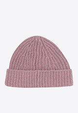 Stone Island Compass Patch Wool Beanie Pink N100014S00N1V0M80_912ecc2e-14d0-4a8a-ad5a-30132201c819