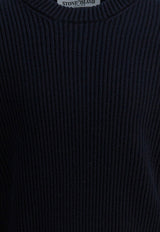 Stone Island Junior Boys Compass Patch Wool Sweater Blue 5100010S0C02V0020_08eacceb-d91e-4771-9dfd-260459a67bbe