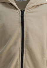 Stone Island Junior Boys Zip-Up Hooded Sweatshirt Beige 6100003S0A20V0095_ae0bdec7-0783-4616-a6fb-4b0540fb9653