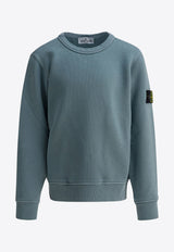 Stone Island Junior Boys Logo Patch Sweatshirt Blue 6100019S0045V014A_ca33c5a0-d1dc-428f-8b27-3cbe6d3ed1bd