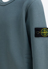 Stone Island Junior Boys Logo Patch Sweatshirt Blue 6100019S0045V014A_ca33c5a0-d1dc-428f-8b27-3cbe6d3ed1bd