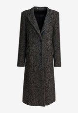 Tagliatore Single-Breasted Herringbone Coat Gray AMANDA340218EN936_e3a05179-c59f-4849-b80f-1a511e4e8212