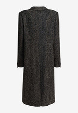 Tagliatore Single-Breasted Herringbone Coat Gray AMANDA340218EN936_e3a05179-c59f-4849-b80f-1a511e4e8212