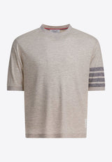 Thom Browne 4-bar Stripes T-shirt Gray MJS292AJ0213050_52e37150-5d6c-4414-a2e2-cae41728aa57