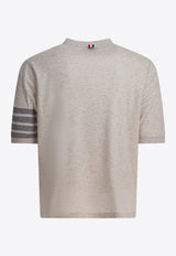 Thom Browne 4-bar Stripes T-shirt Gray MJS292AJ0213050_52e37150-5d6c-4414-a2e2-cae41728aa57