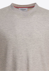 Thom Browne 4-bar Stripes T-shirt Gray MJS292AJ0213050_52e37150-5d6c-4414-a2e2-cae41728aa57