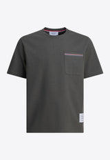 Thom Browne Name Tag Patch T-shirt Green MJS295EJ0235310_341fed6b-9813-45ed-8c3a-faa618e8469d