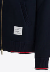 Thom Browne Name Tag Patch Zip-Up Jacket Blue MJT545AJ0233415_bfcde220-f83d-4c86-89f6-b99c656c136f