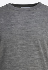 Thom Browne 4-bar Stripes Wool Sweater Gray MKA002AY1014058_80686