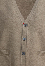 Thom Browne 4-bar Stripes Wool Cardigan Beige MKC613AY1026250_f0018bd9-2ff6-43f3-a22d-0c3d091df986