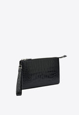 Tom Ford Mini Croc-Embossed Leather Zip Pouch Black H0500LCL439S1N001_55a914f9-fca3-44c8-868c-4e64a7acf0b1