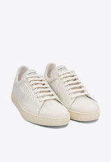 Tom Ford Warwick Perforated Logo Leather Sneakers White J1507LCL045L3WW06_83027