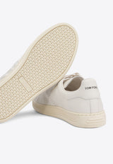 Tom Ford Warwick Perforated Logo Leather Sneakers White J1507LCL045L3WW06_83027