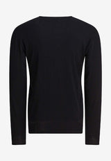 Tom Ford Henley Long-Sleeved Knit T-shirt Black JHL019JMC067LB999_248140c2-1f30-421b-9548-b47fc4375e1a