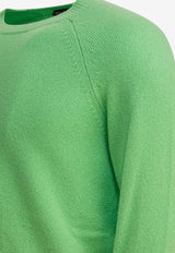 Tom Ford Cashmere Crewneck Sweater Green KCL064YMK097FG266_a27bdbc5-505c-4118-b27c-3629236c4c35