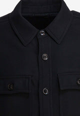 Tom Ford Wool and Silk Overshirt OJS016FMW063LB999_2027f80a-aa9c-45fc-a68f-798c8449c172