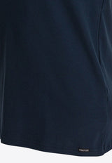 Tom Ford Basic Crewneck T-shirt Blue T4M081040412_4a94fa19-f23e-4f4a-8baf-e327ae9b2786