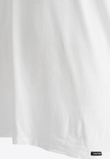 Tom Ford Printed Crewneck T-shirt White
