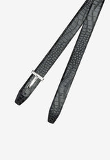 Tom Ford T Monogram Croc-Embossed Leather Belt Black TB224LCL439S1N001_ff9f9fd9-2ea0-415e-8c6d-636259e5a74f