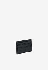 Tom Ford Exotic Line Croc-Embossed Leather Cardholder Black Y0413LCL439S1N001_17e678bc-650b-4d30-981d-7d0d7df74d58