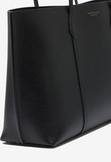 Tory Burch Perry Leather Tote Bag Black 169476001_81952