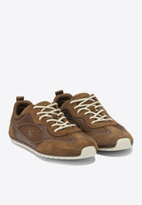 Tory Burch Field Suede and Mesh Sneakers Brown 176839200_3aa3f542-6269-4ec6-be98-4168d78475e4