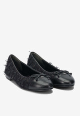 Tory Burch Cap-Toe Tweed Ballet Flats Blue 177191400_f444b618-0b20-47f1-8a30-03032e8592a0