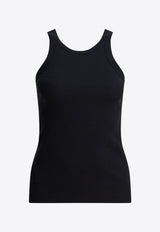 Toteme Logo Embroidered Tank Top Black 211-437-772200_81923
