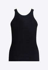 Toteme Logo Embroidered Tank Top Black 211-437-772200_81923