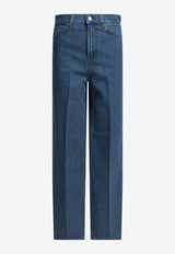 Toteme Straight-Leg Washed Jeans Blue 242-WRB2426-FB0045 32167_81837