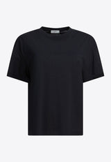 Toteme Basic Crewneck T-shirt Black 252-WRT0529-FB0419001_81829