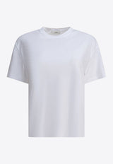 Toteme Basic Crewneck T-shirt White 252-WRT0529-FB0419047_81823