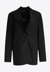 Toteme Wool Single-Breasted Jacket Black 253-WRZ0054-FB0435001_81545
