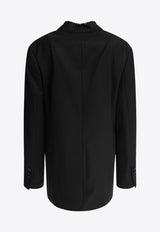 Toteme Wool Single-Breasted Jacket Black 253-WRZ0054-FB0435001_81545