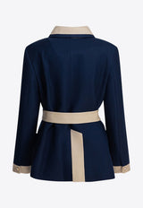 Single-Breasted Buttoned Blazer