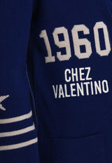 Valentino Chez Logo Wool Cardigan Blue 7V3KA05NB2GCMV_cfeae5d2-2813-4c5e-9194-21e864ddc6a3