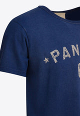 Valentino Chez Logo Printed T-shirt Blue 7V3MG17EAYDAEW_3ea106de-c753-4375-a369-2d5c2fdf873b