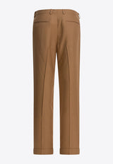 Valentino Tailored Straight-Leg Pants Beige 7V3RBM95AW1QSY_1c009b3f-91c1-4213-9cbf-04da3fc758ab