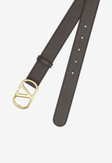 Valentino VLogo Leather Belt Brown 7W0T0SM3IYRREL_5bc1cfaa-64ca-479a-b0e1-5924288a662a