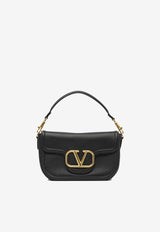 Valentino Alltime Grained Leather Shoulder Bag Black 7W2B0N20IMZ0NO_82699