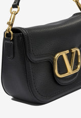 Valentino Alltime Grained Leather Shoulder Bag Black 7W2B0N20IMZ0NO_82699