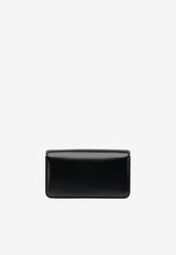 Valentino Vain Shiny Leather Clutch Bag Black 7W2B0R71GCB0NO_82720
