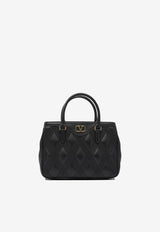 Valentino Quiltie 67 Leather Top Handle Bag Black 7W2B0R97MIC0NO_ddf4824f-913f-4a84-8cdb-e7fbc72681b8