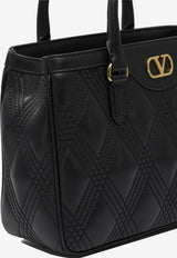 Valentino Quiltie 67 Leather Top Handle Bag Black 7W2B0R97MIC0NO_ddf4824f-913f-4a84-8cdb-e7fbc72681b8