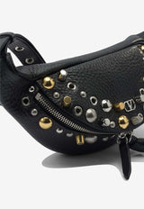 Valentino Nellcote Fanny Pack Embellished Belt Bag Black 7Y2B0R39MJL0NO_11a3fc0c-6a47-4f21-9b20-bc23e9b53d7a