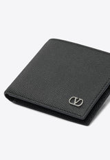 Valentino VLogo Signature Leather Bi-Fold Wallet Black 7Y2P0AP3UAG0NO_825e0e68-b00d-4d23-9cca-d2cbb403fdb5