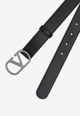Valentino VLogo Signature Leather Belt Black 7Y2T0SM3UPC0NO_98065ce4-a237-4098-a54b-2d2cfbb182bb