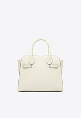 Mini Milano Leather Top Handle Bag