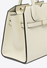 Mini Milano Leather Top Handle Bag